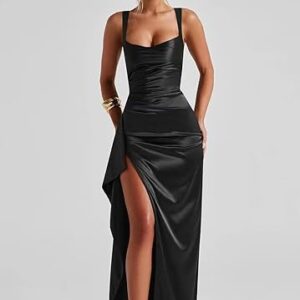 Sommerglanz Satin  Schwarz