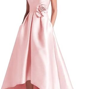 Sommerglanz Satinkleid Blush Pink