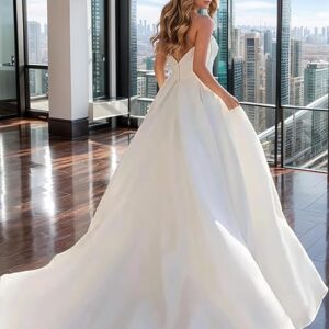Sommerglanz Brautkleid Weiß