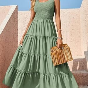 Sommerglanz  Maxi-Sommerkleid, Grün